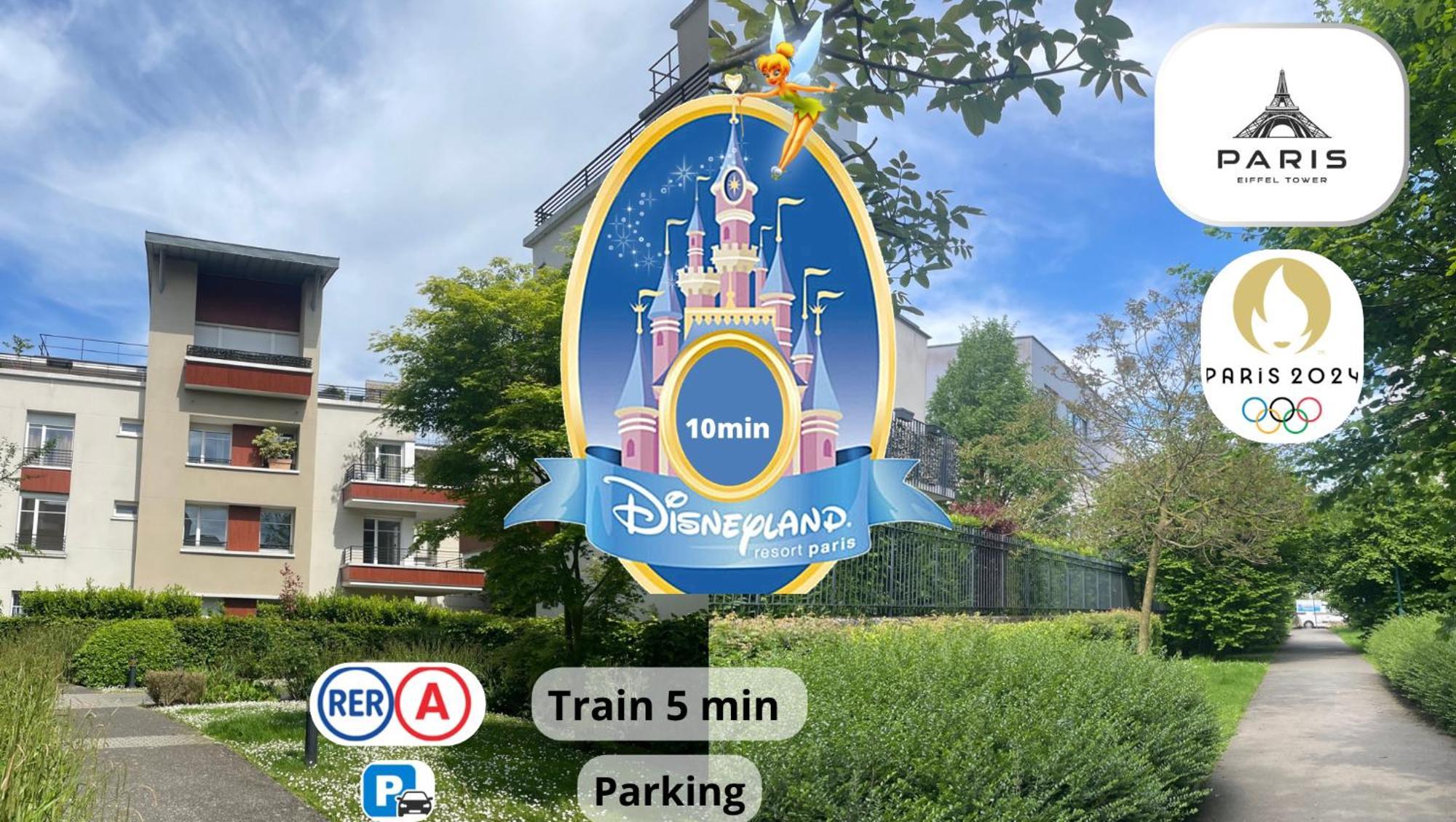 Appartement Family Terrasse 6-7Pers Proche Disney Et Gare มองต์เตฮวา ภายนอก รูปภาพ