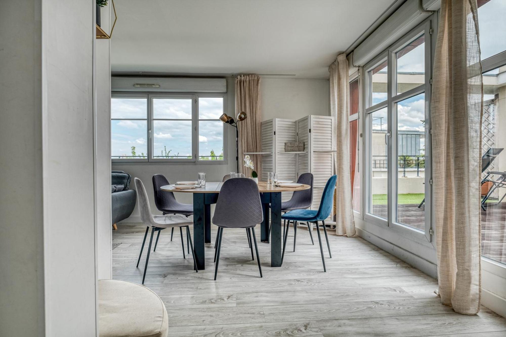 Appartement Family Terrasse 6-7Pers Proche Disney Et Gare มองต์เตฮวา ภายนอก รูปภาพ