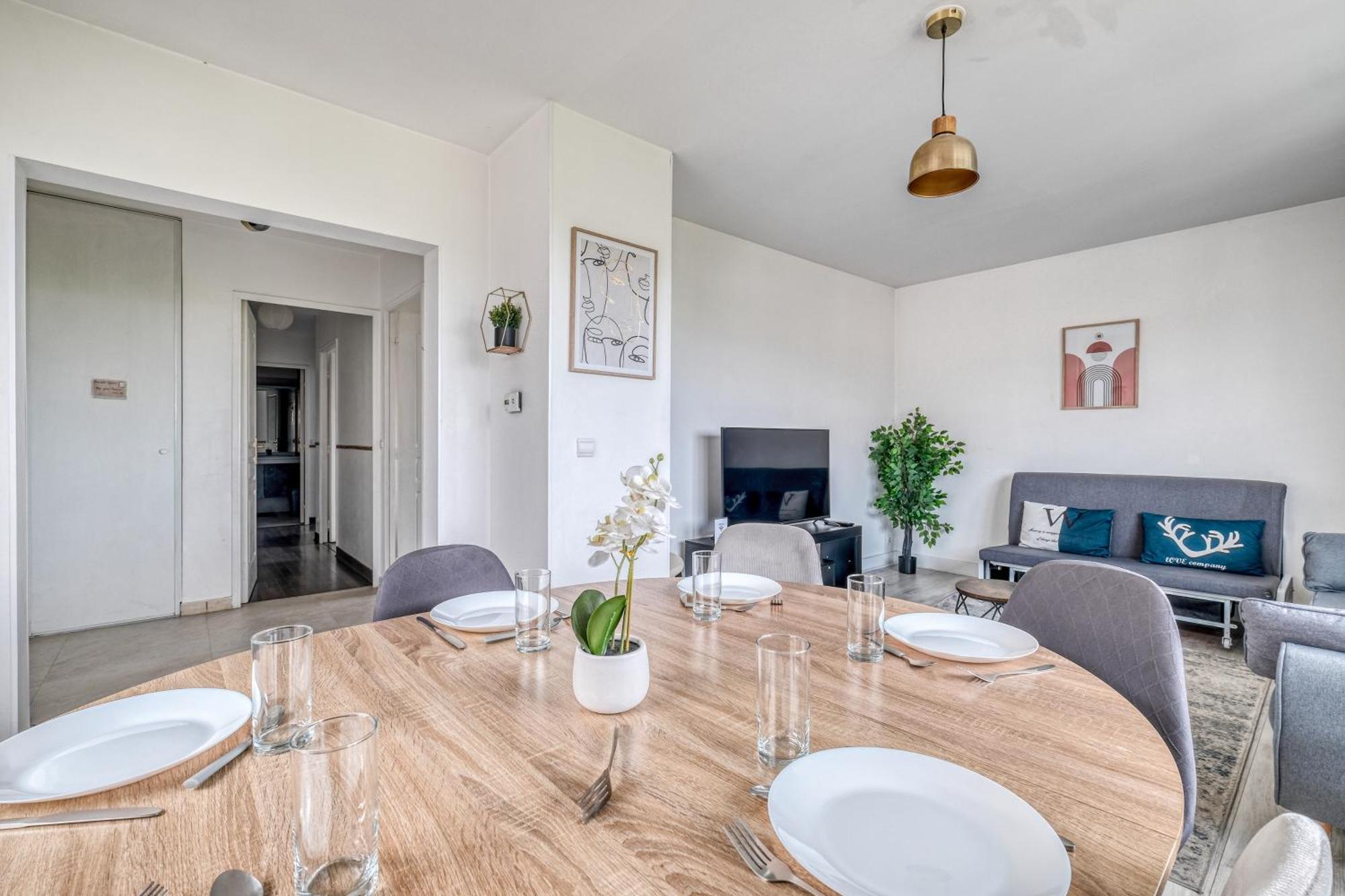 Appartement Family Terrasse 6-7Pers Proche Disney Et Gare มองต์เตฮวา ภายนอก รูปภาพ